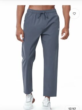 Northyard Men's Fleece Lined Pants Baggy Lounge Golf Work Casual Sweatpants Sz S